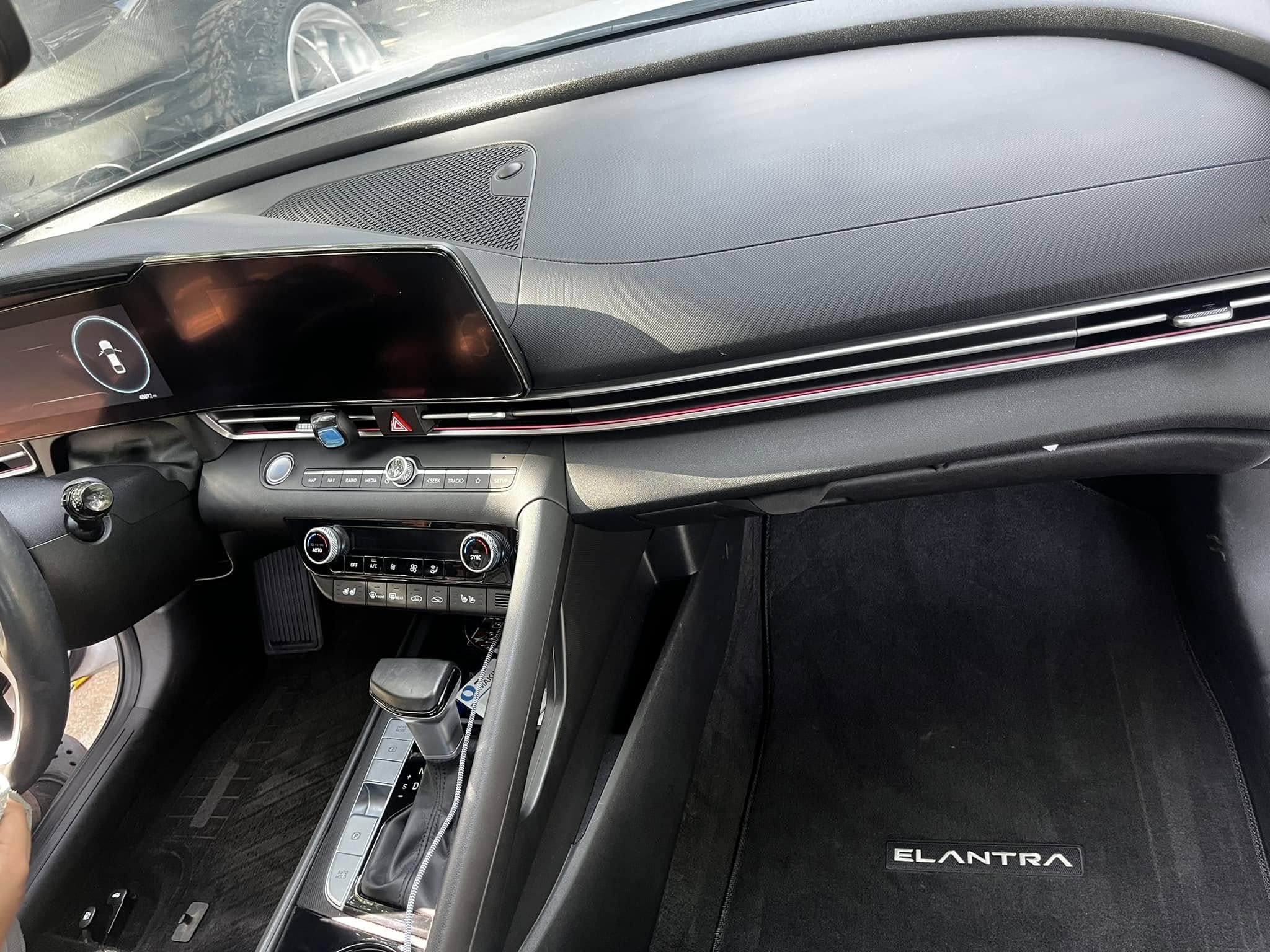 Clean Jaguar dashboard after interior detailing